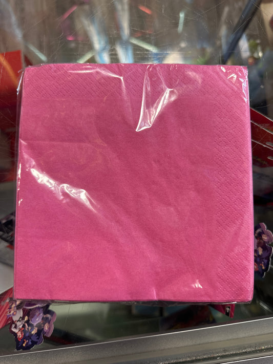 Color Hot Pink Napkins