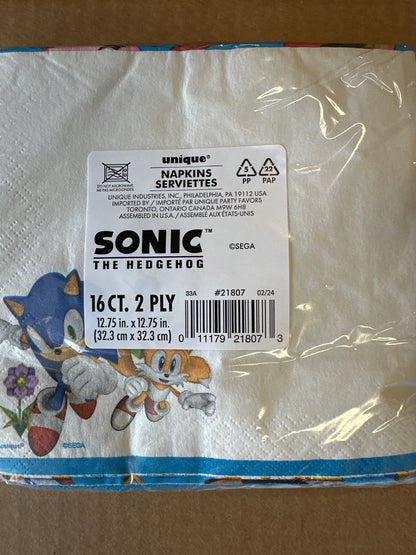 Sonic napkins