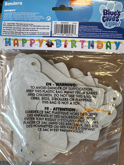 Blues Clues HBD banner