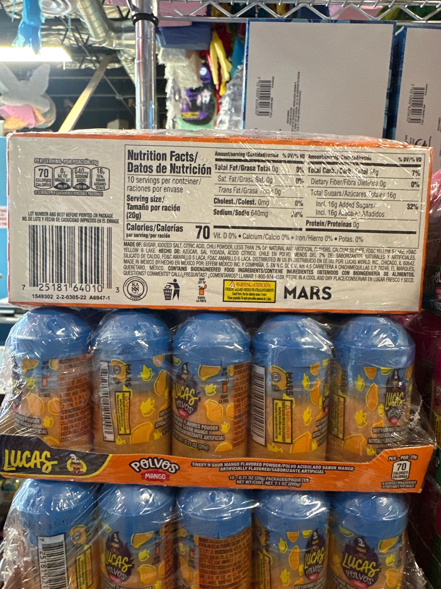 Lucas Polvo Mango 10ct