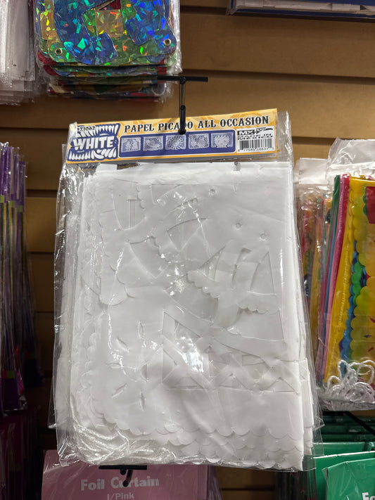White Wedding Papel Picado