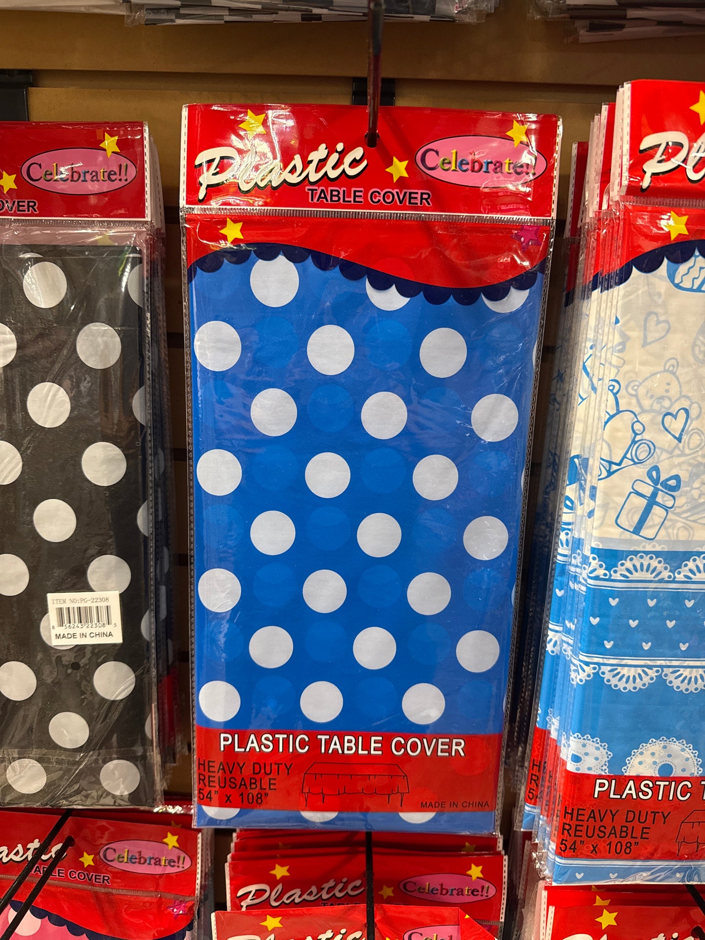 Blue Checkerboard Table Cloth