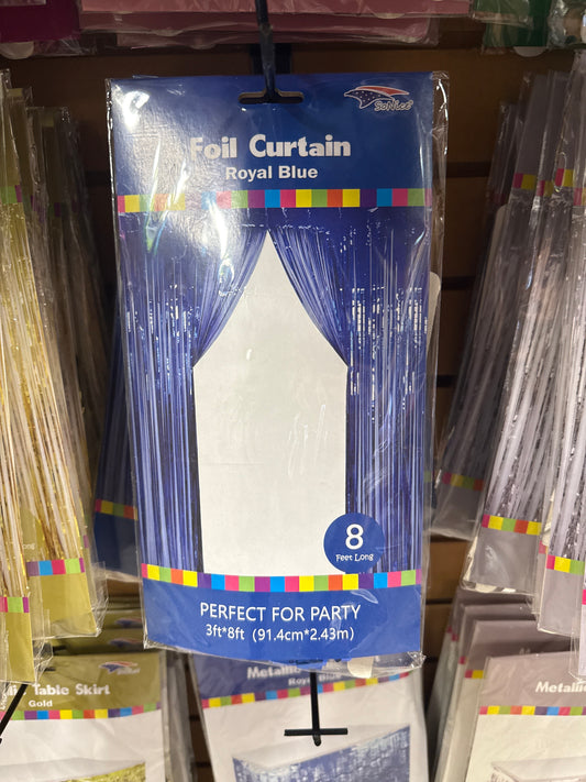 Foil Curtain - Blue