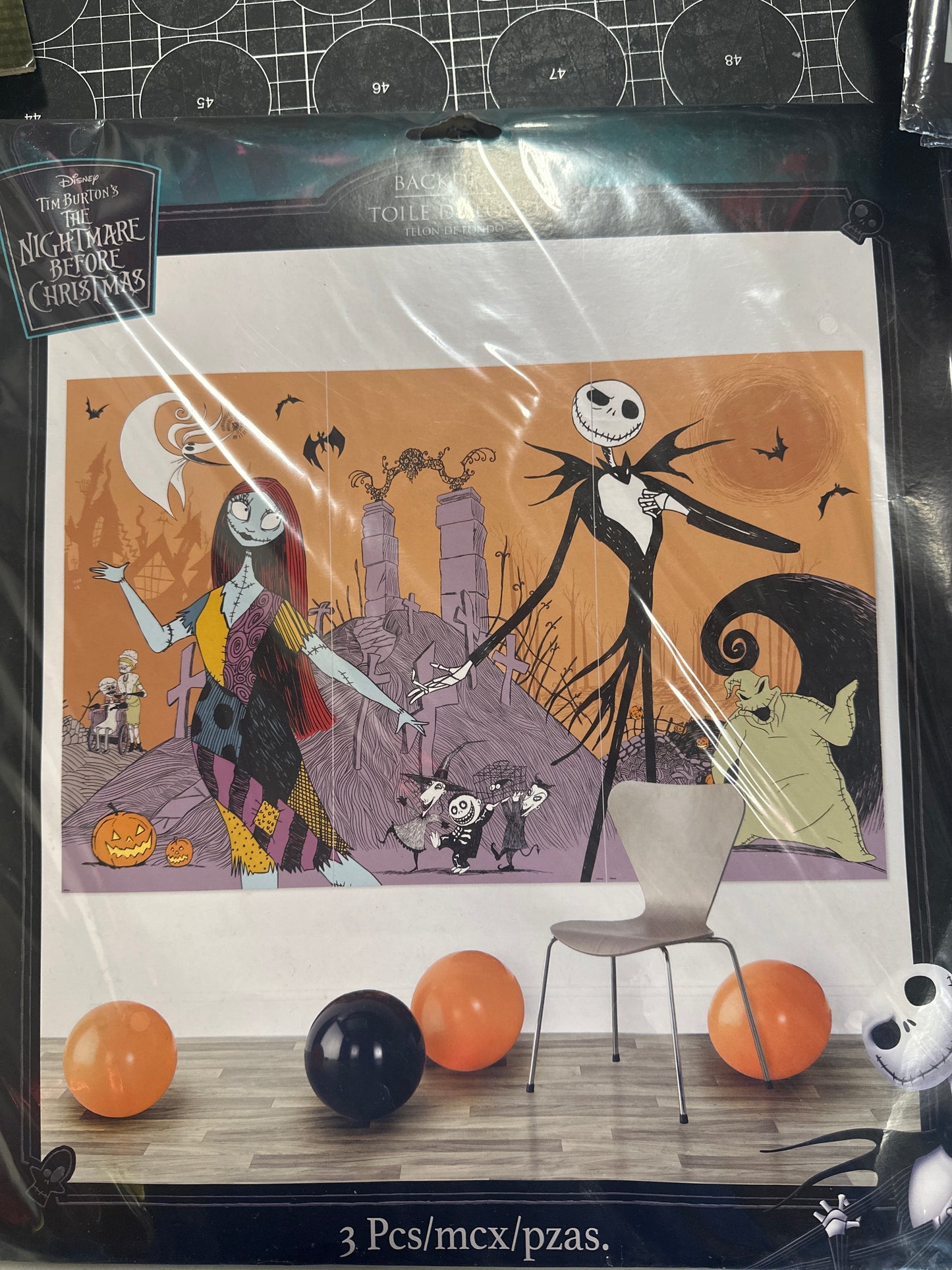 Nightmare Before Christmas Backdrop