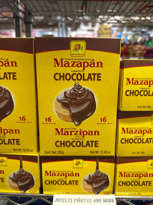 De La Rosa Chocolate Mazapan 16 pk