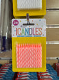 Pink Birthday Candles 34 pk