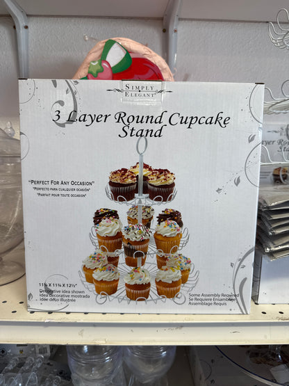 3 Layer Cupcake Stand