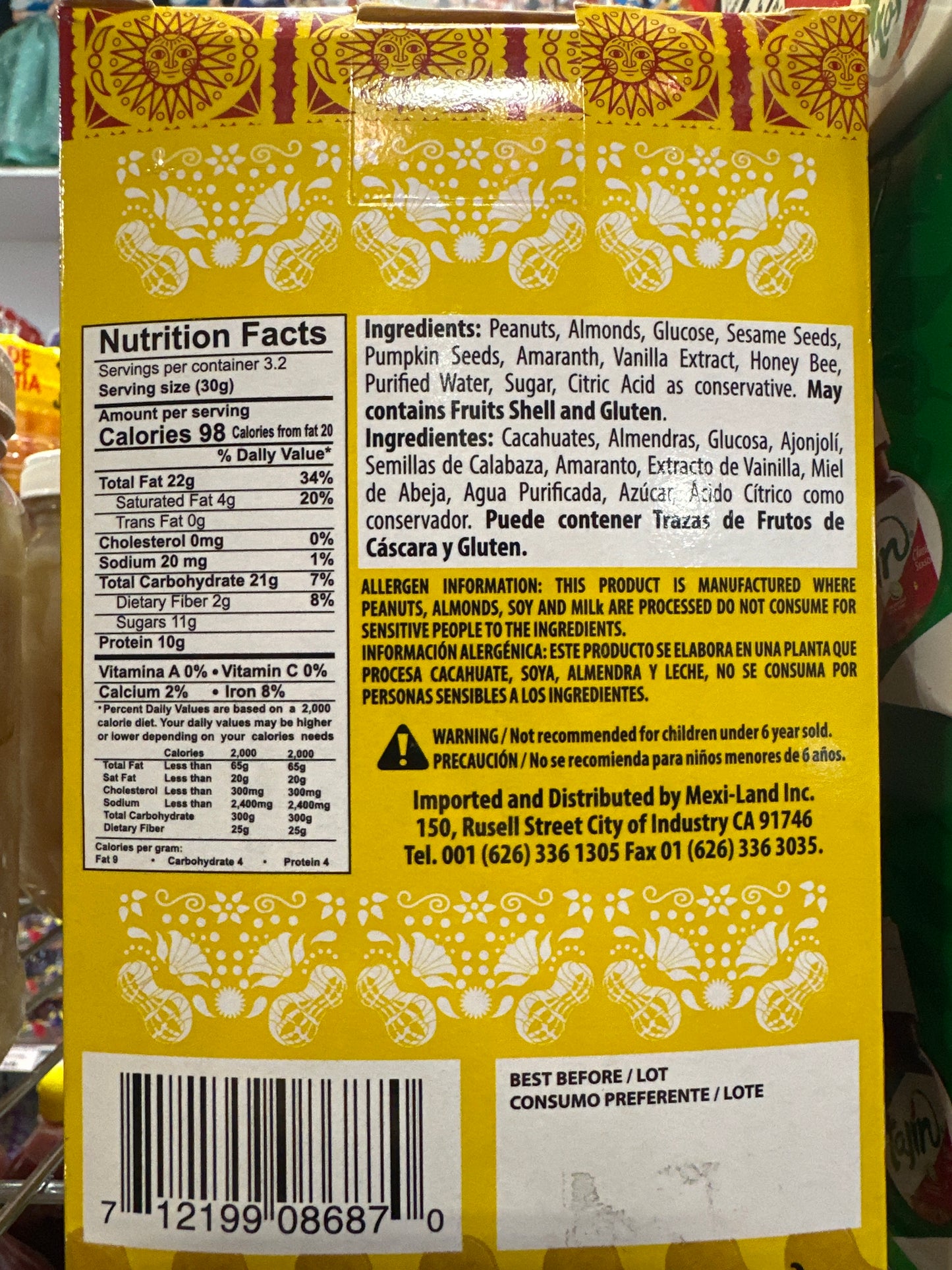 Mix Brittle Bar 12pk