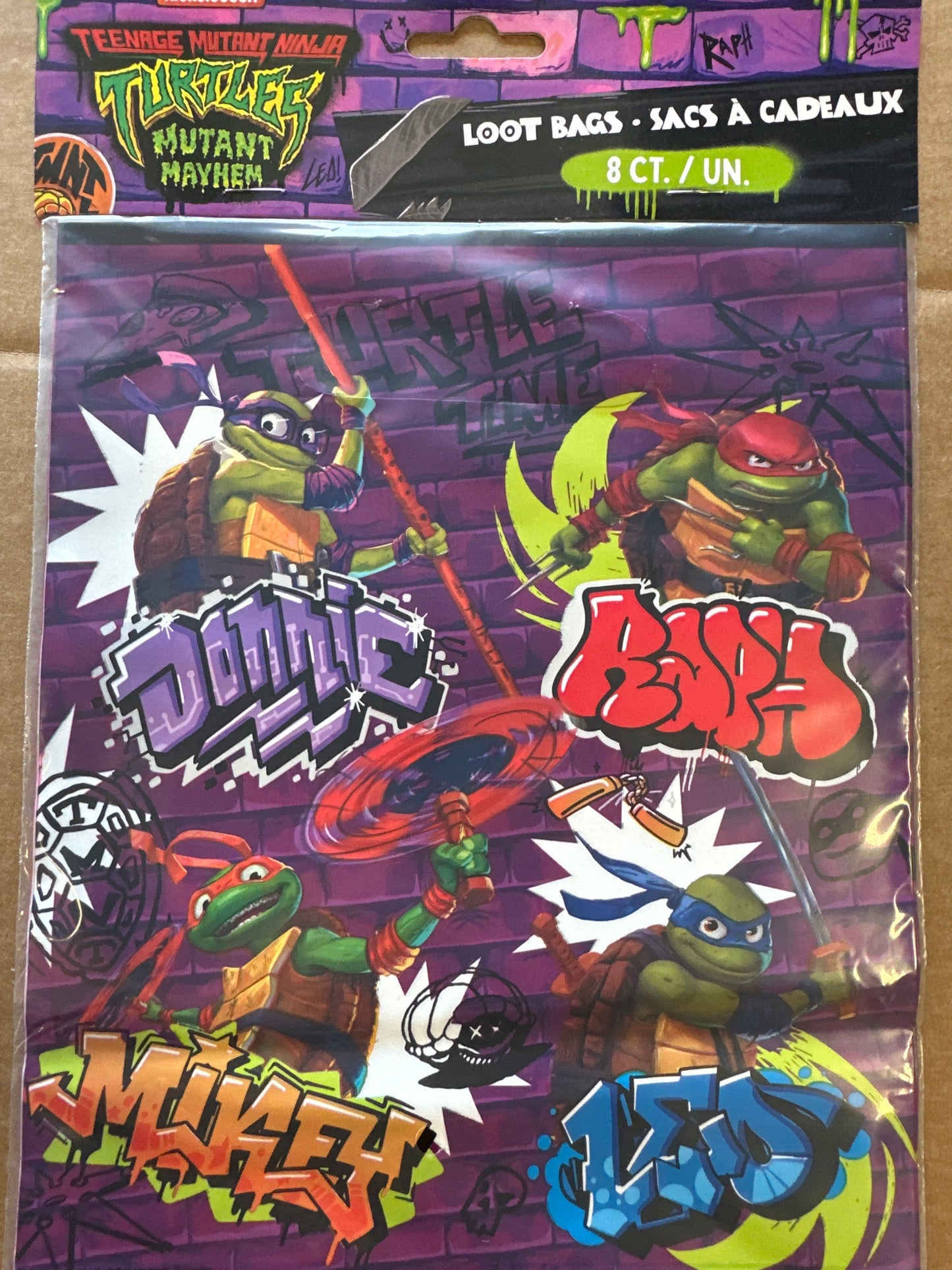 Ninja turtles loot bags