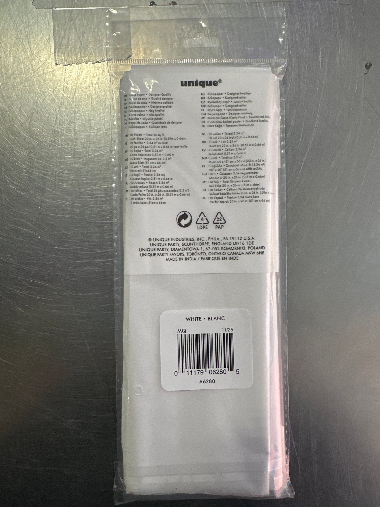 White Tissue Paper