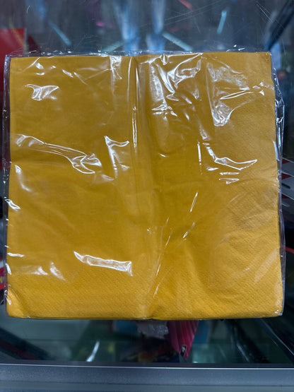 Color Yellow Napkins
