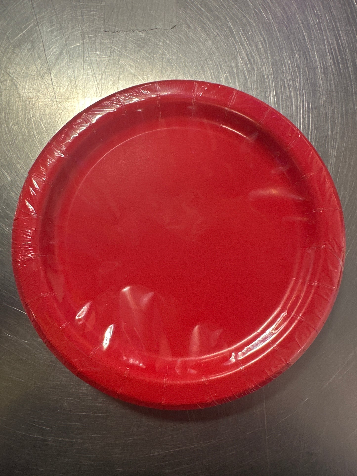 Small Color Red Plates