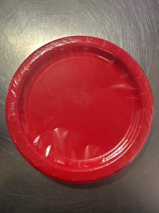 Small Color Red Plates