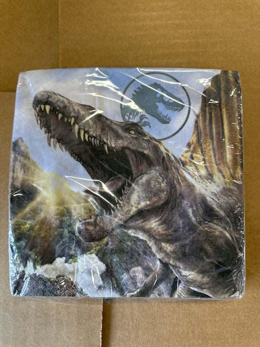 Jurassic World napkin