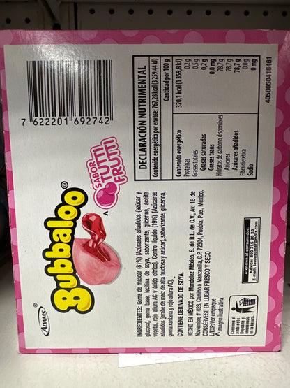 Bubbaloo Tutti Fruitti Flavor 47 Pieces