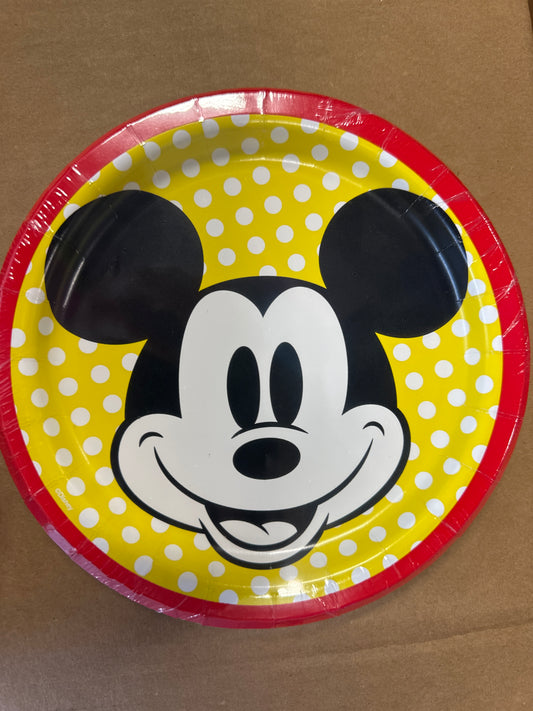 Mickey Mouse dessert plates
