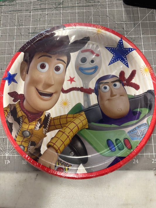 Large Toy Story Plates