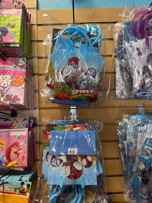 Spiderman and Friends Hard Plastic Treat Bags 12 pk