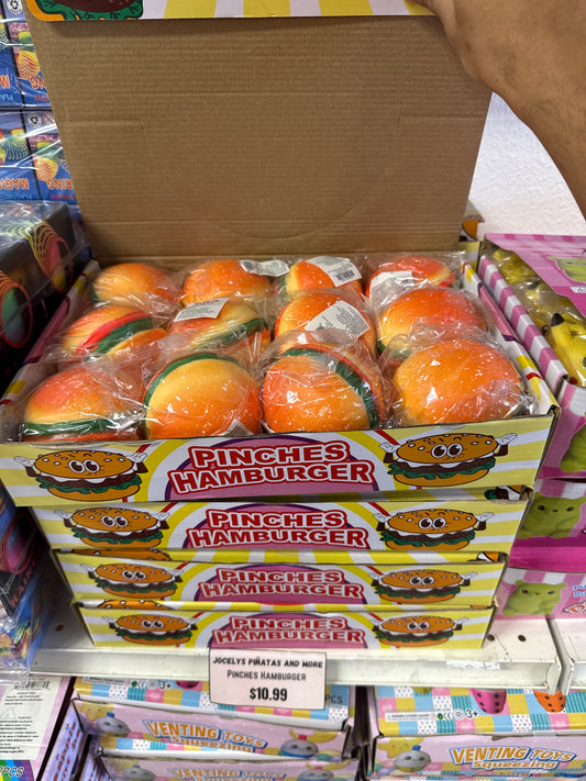 Pinches Hamburgers Squish Toy