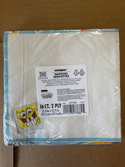 SpongeBob napkins
