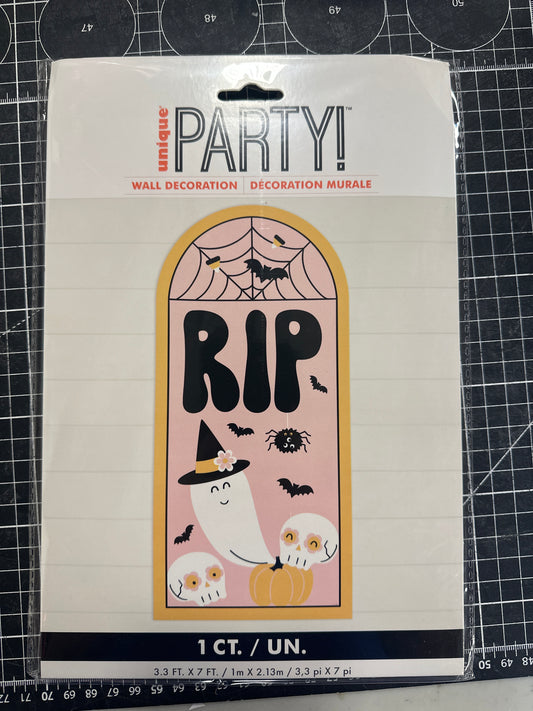 RIP Wall Decor Pink