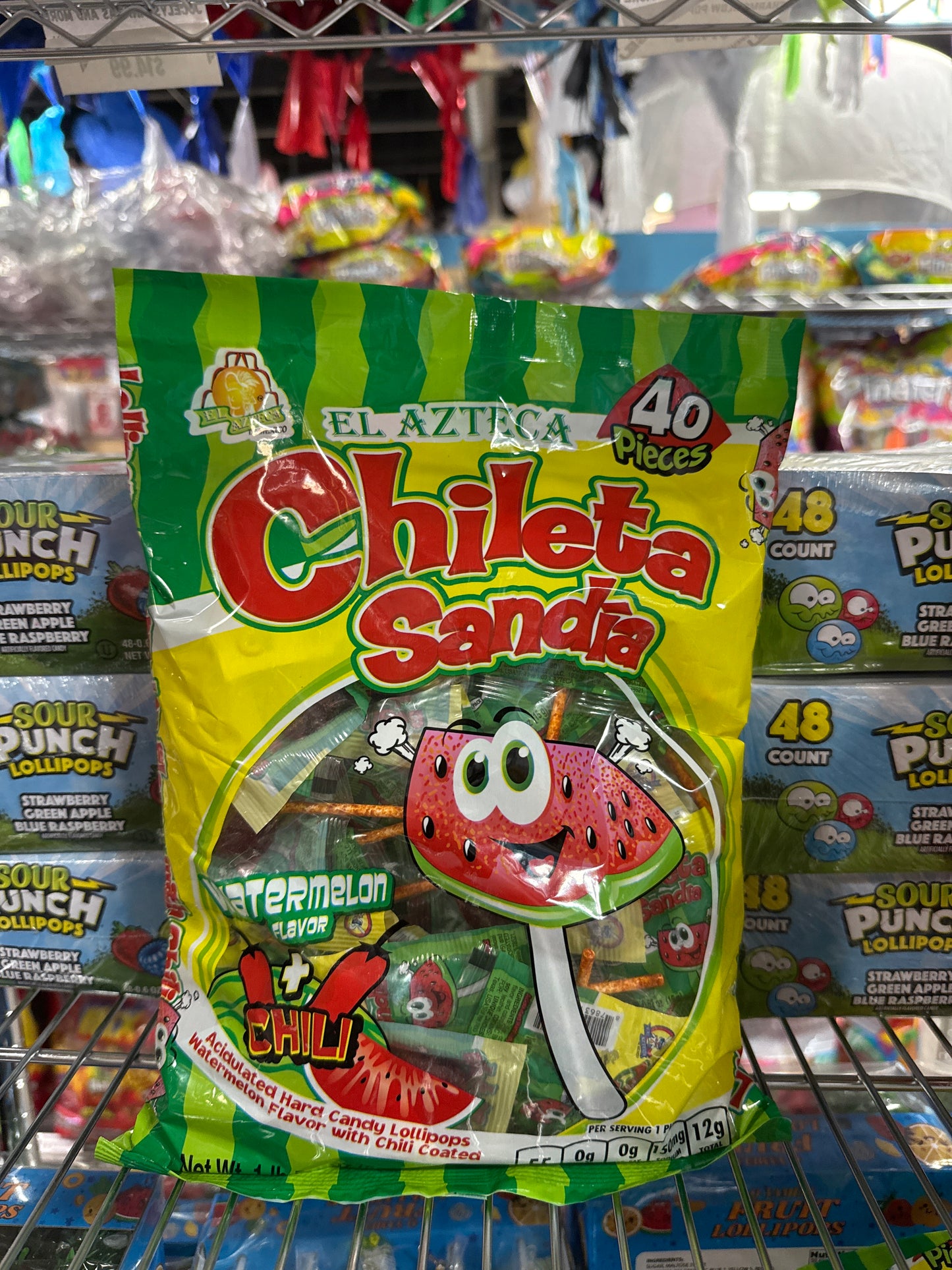 Chileta Sandia Chili Watermelon 40 pzas