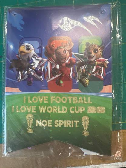 I Love Football Banner