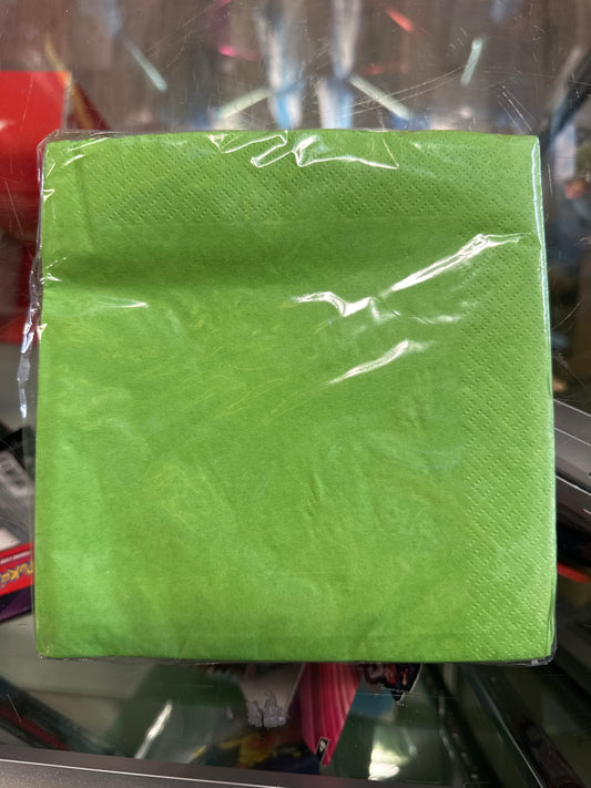 Color Lime Green Napkins
