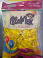 Yellow GloMex Balloons 100pcs