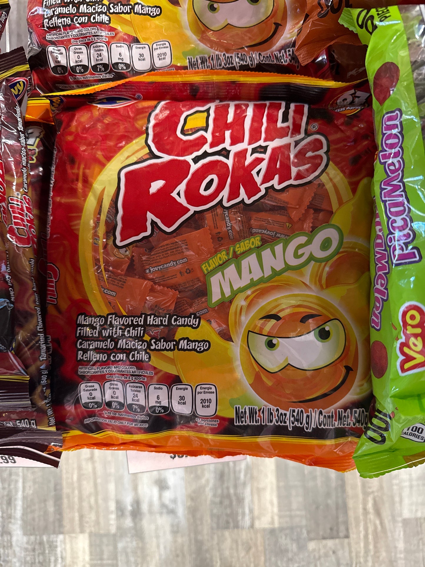 Jovy Chili Rokas Revolcados Mango 67 pcs