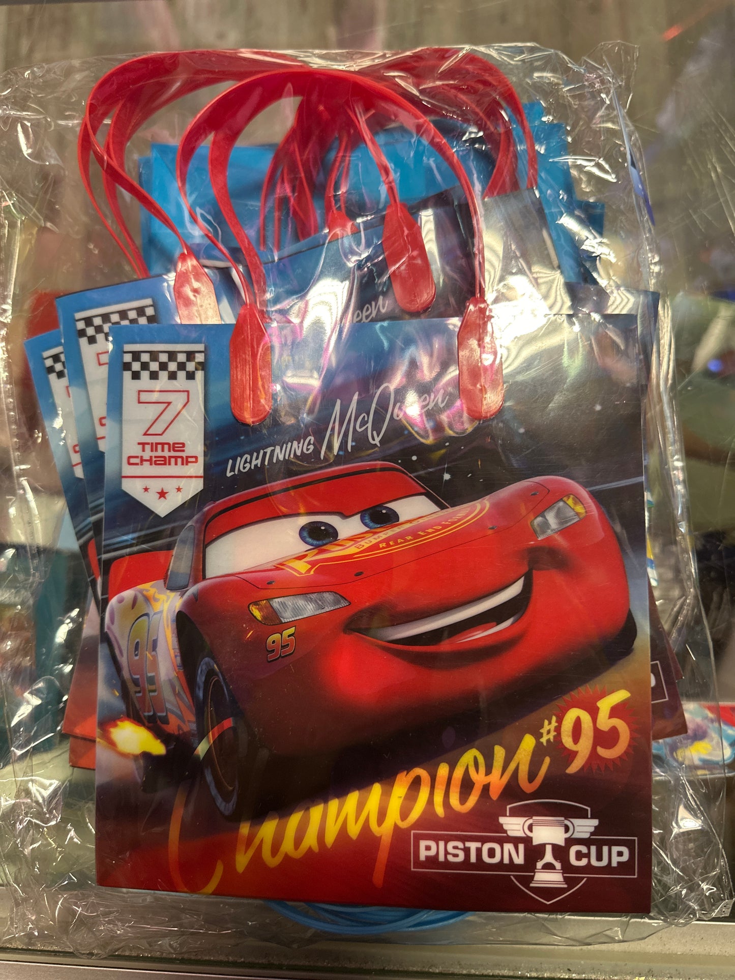 Cars Plastic Bags 12 pack