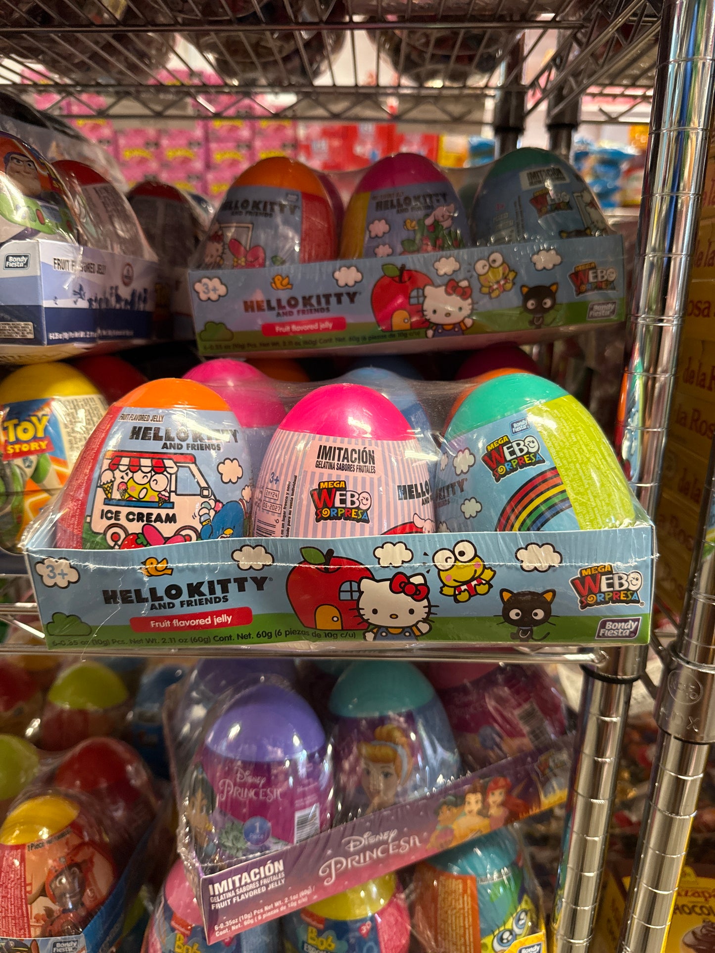 Hello Kitty Egg Surprise Candy 6 pk