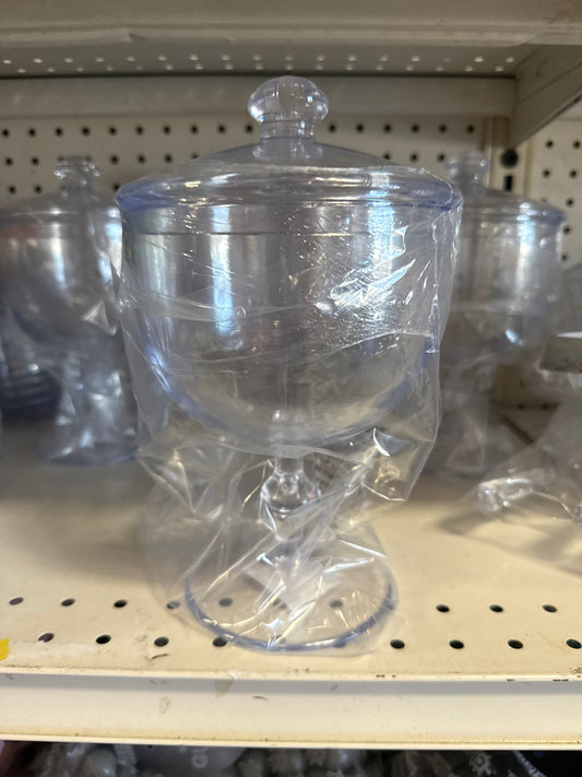Medium Plastic Candy Jar with Lid