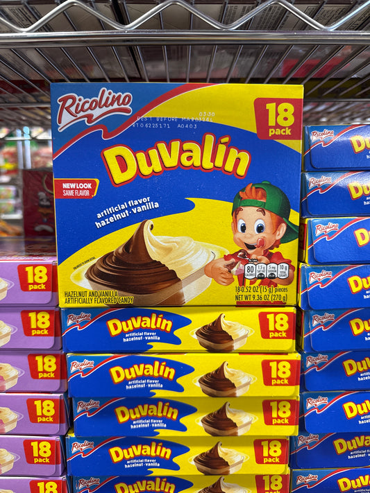 Duvalin Hazelnut Vanilla 18 pk