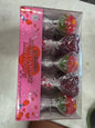 Q yemell hearts & rose lollipops