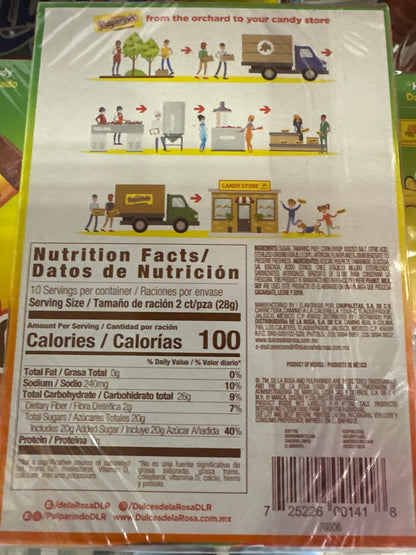Mango Pulparindo 20 pieces