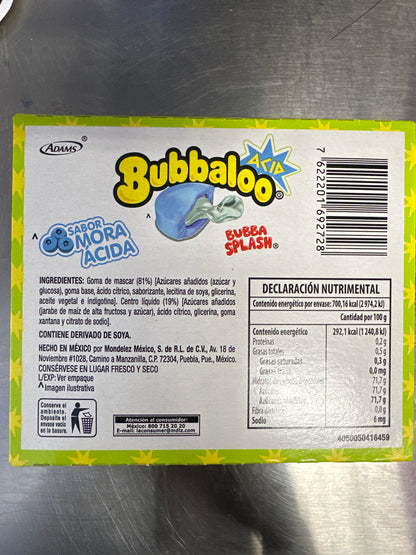 Bubbaloo acid flavor 47 pieces