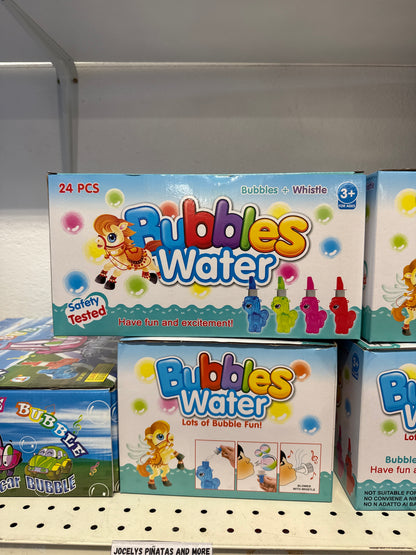Bubbles Water 24 pk Horse Shaped