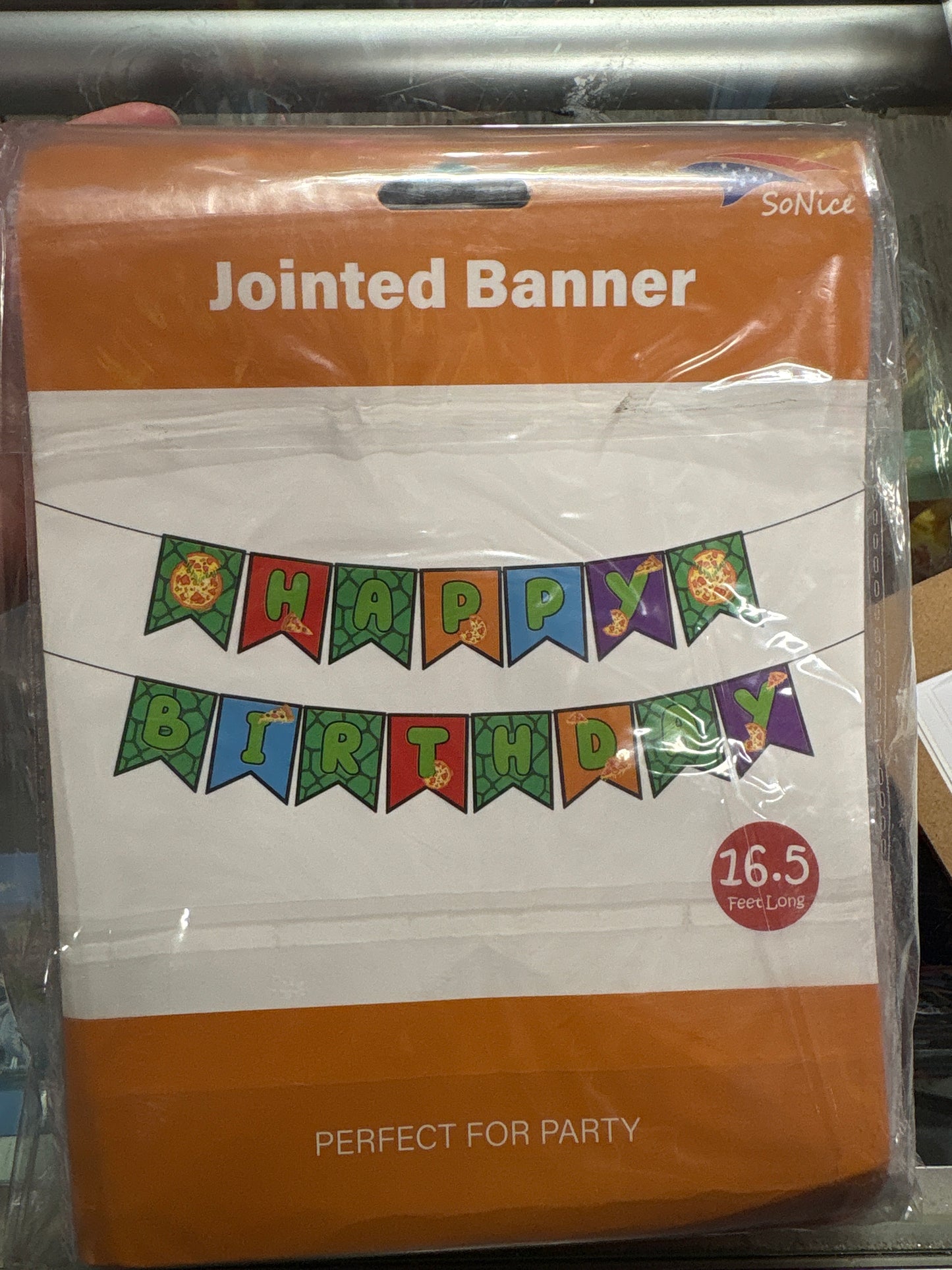 Pizza Birthday Banner
