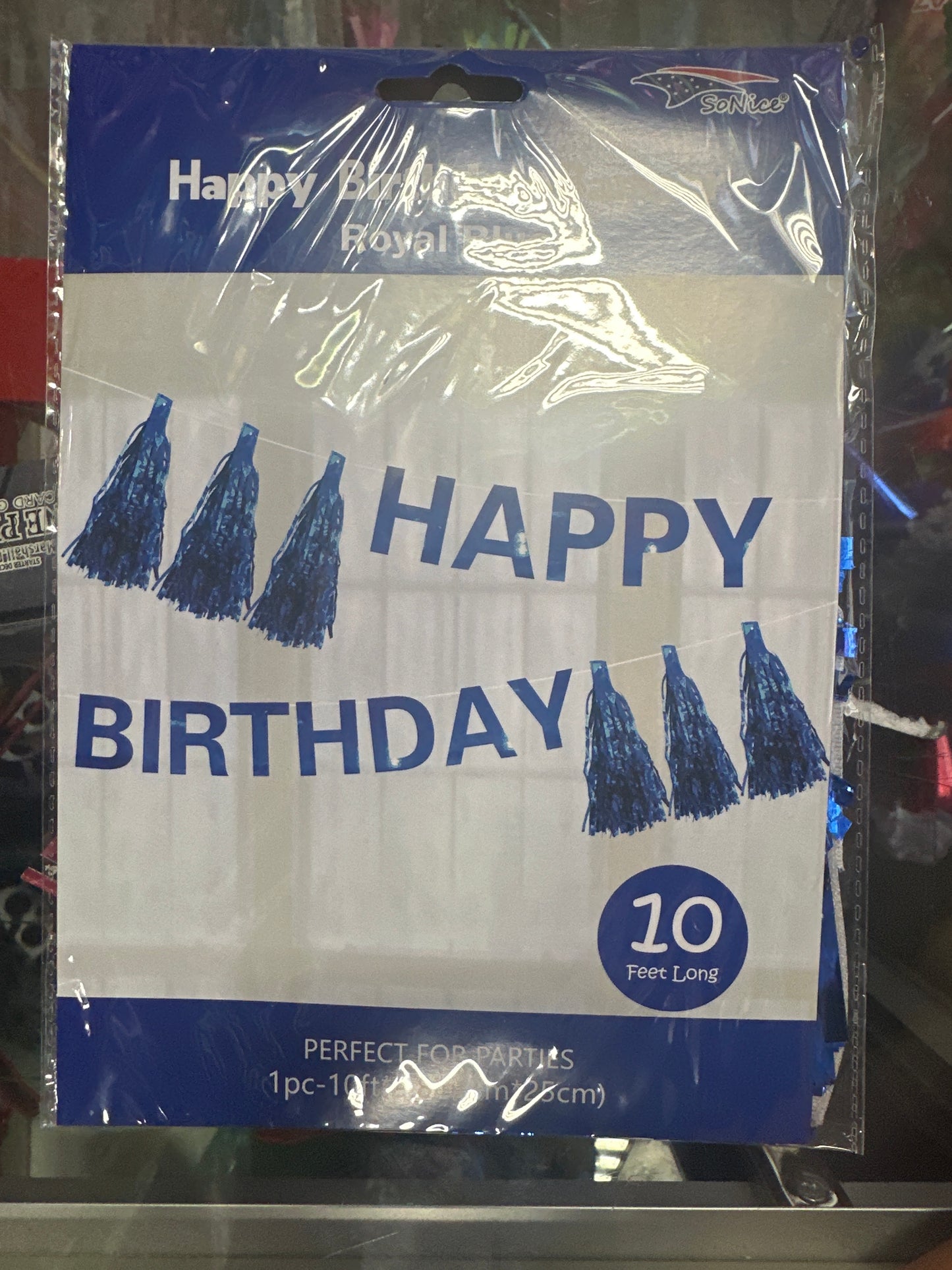 Royal Blue HBD Banner