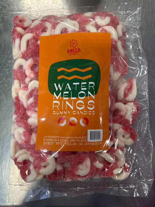Areca 5lbs Watermelon Ring Gummy’s