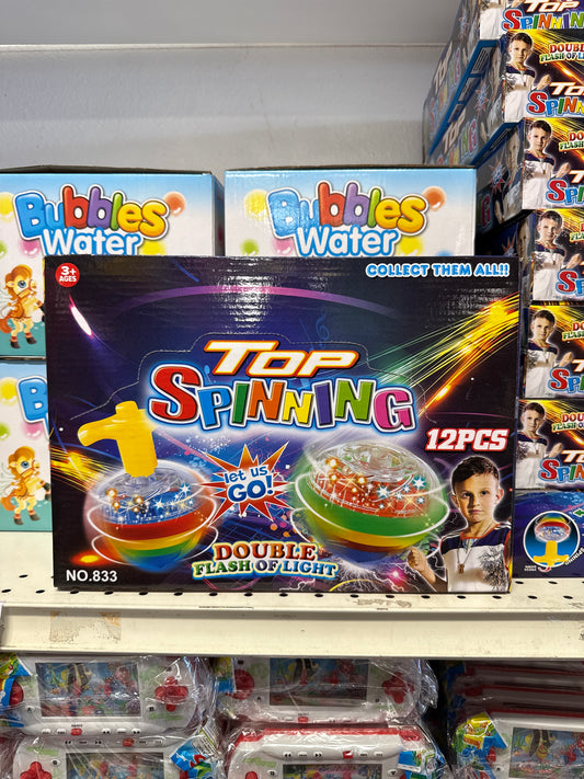 Top Spinning Light Up 12 pcs