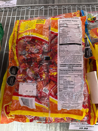 Locochas Chamoy 60 pzas Chili y Sal