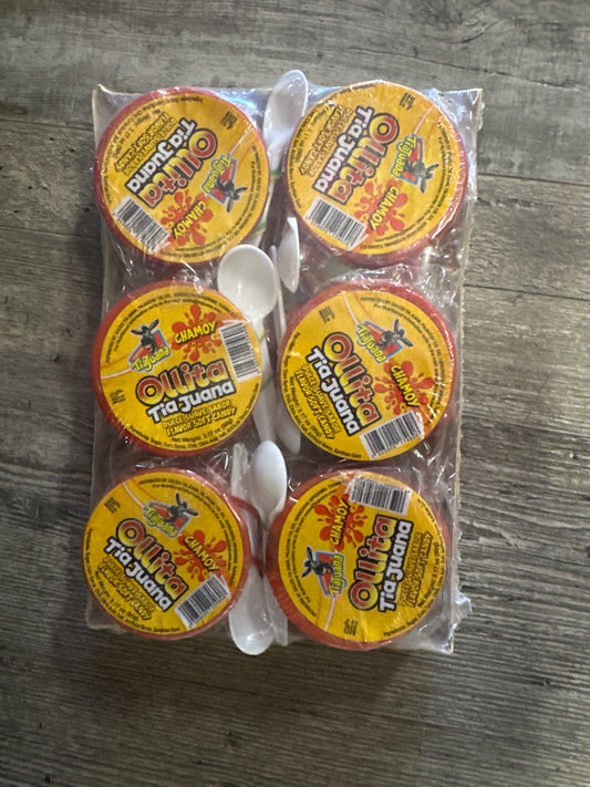 Ollita Tia Juana Chamoy 6 Pieces