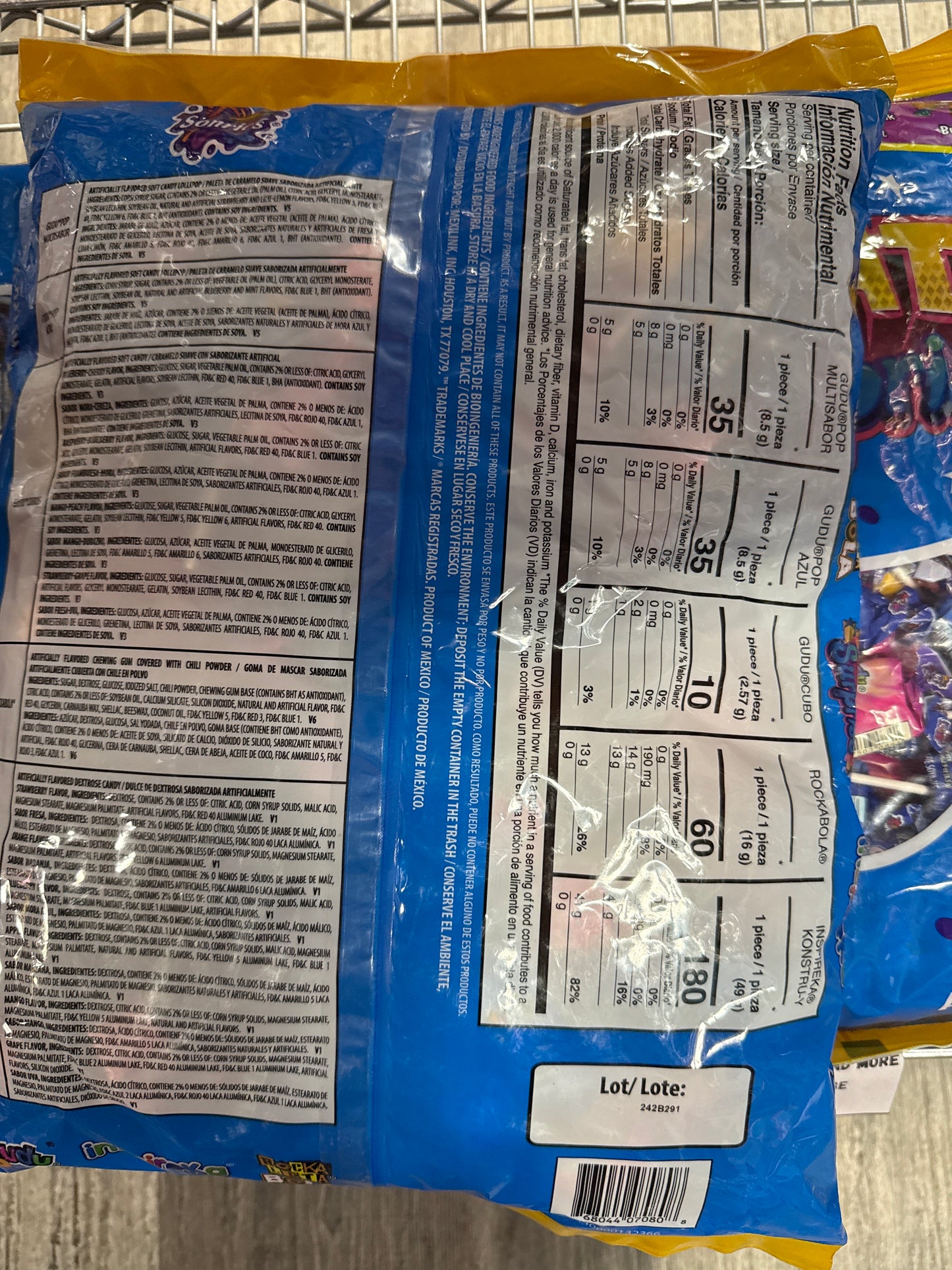 Piñata Surprise 4.4 lb Mixed Candy 200 pzas