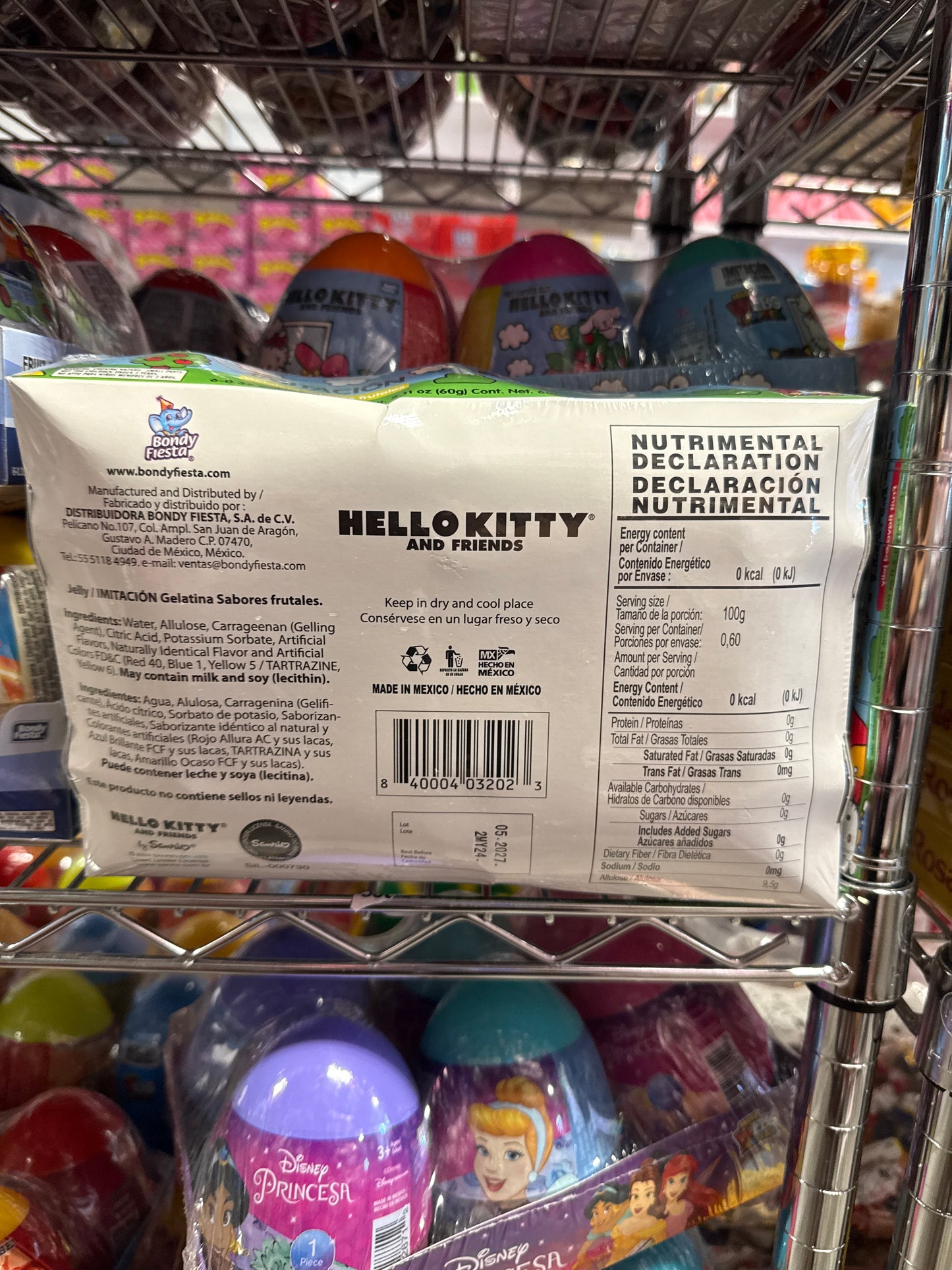 Hello Kitty Egg Surprise Candy 6 pk