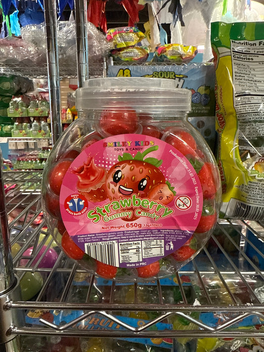 Strawberry Gummy Candy 50 pk
