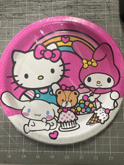 Large Hello Kitty & Friends Plates