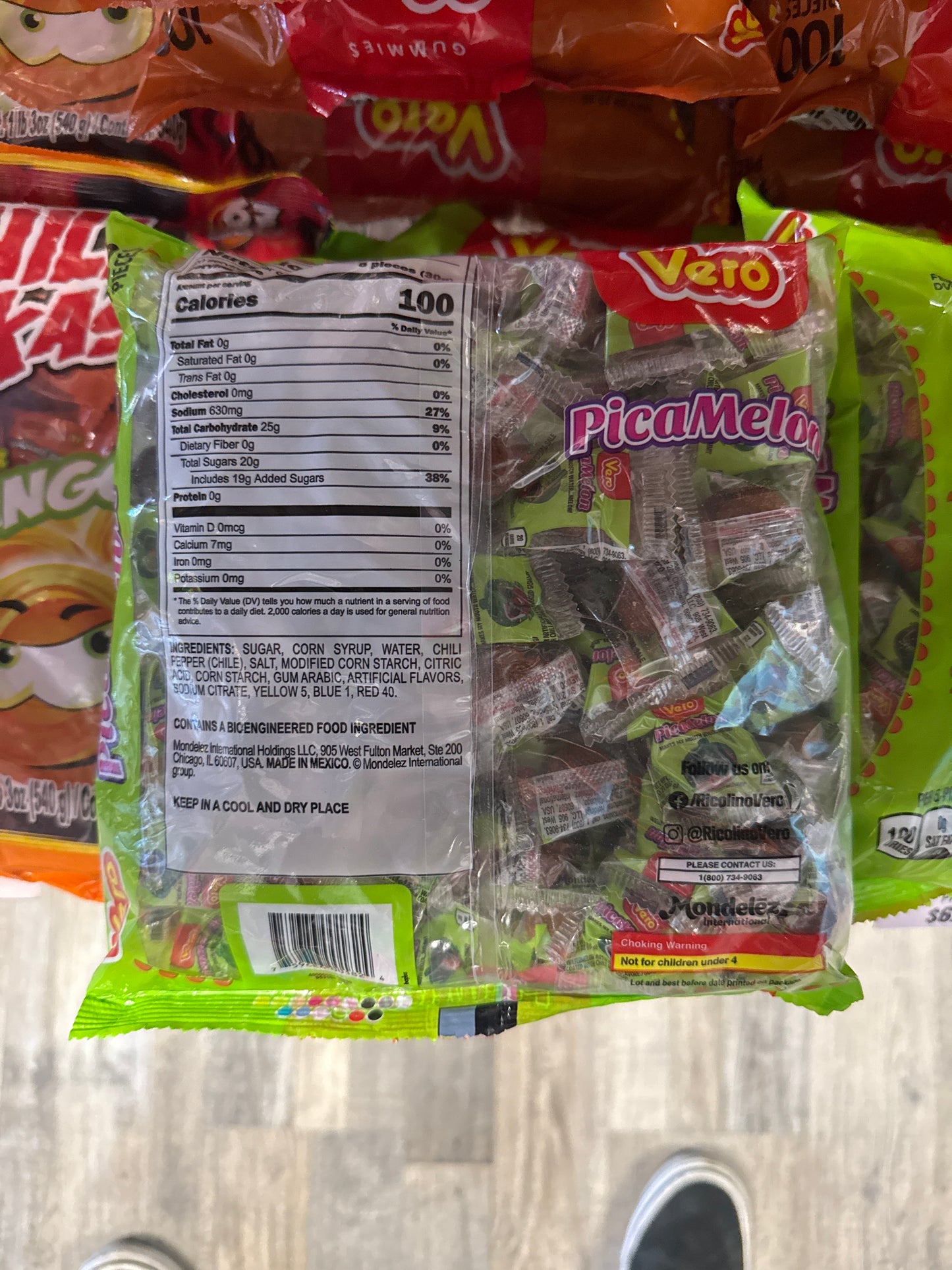 Vero PicaMelon Gummy Candy 100pk