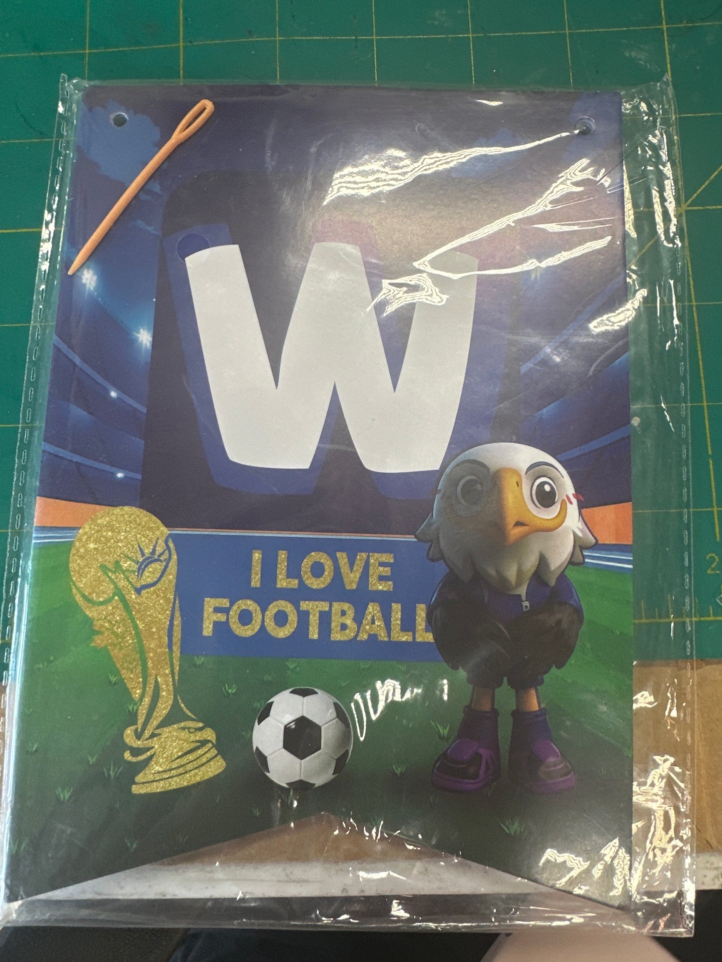 I Love Foot Ball W Banner